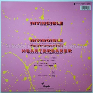 Pat Benatar - Invincible • 12" Vinyl Maxi • MINT - Labyrinth Music