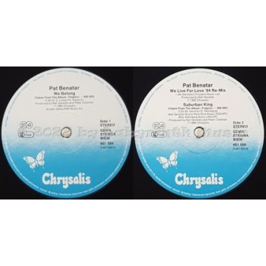 Pat Benatar - We Belong • 12" Vinyl Maxi - Labyrinth Music