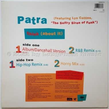 Patra - Think (About It) • 12" Vinyl Maxi • MINT - Labyrinth Music
