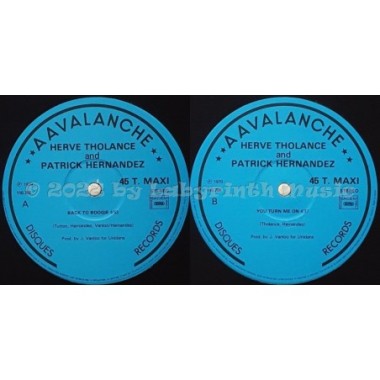 Patrick Hernandez And Hervé Tholance - Back To Boogie • 12" Vinyl Maxi - Labyrinth Music