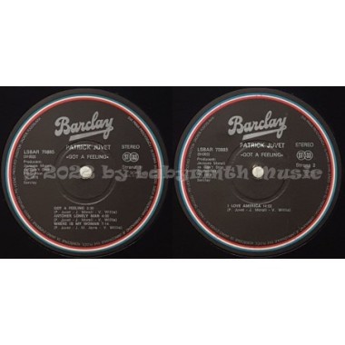 Patrick Juvet - Got A Feeling - I Love America • 12" Vinyl LP • EX - Labyrinth Music