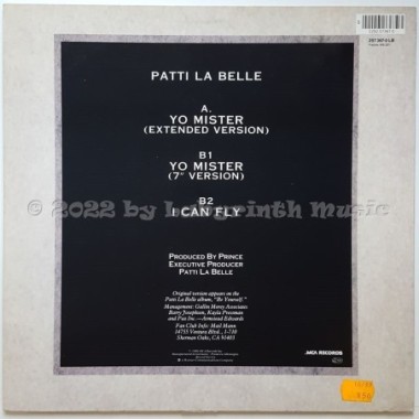Patti Labelle - Yo Mister • 12" Vinyl Maxi - Labyrinth Music