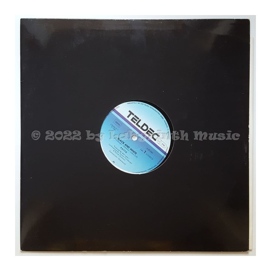 Patto - Black And White • 12" Vinyl Maxi - Labyrinth Music