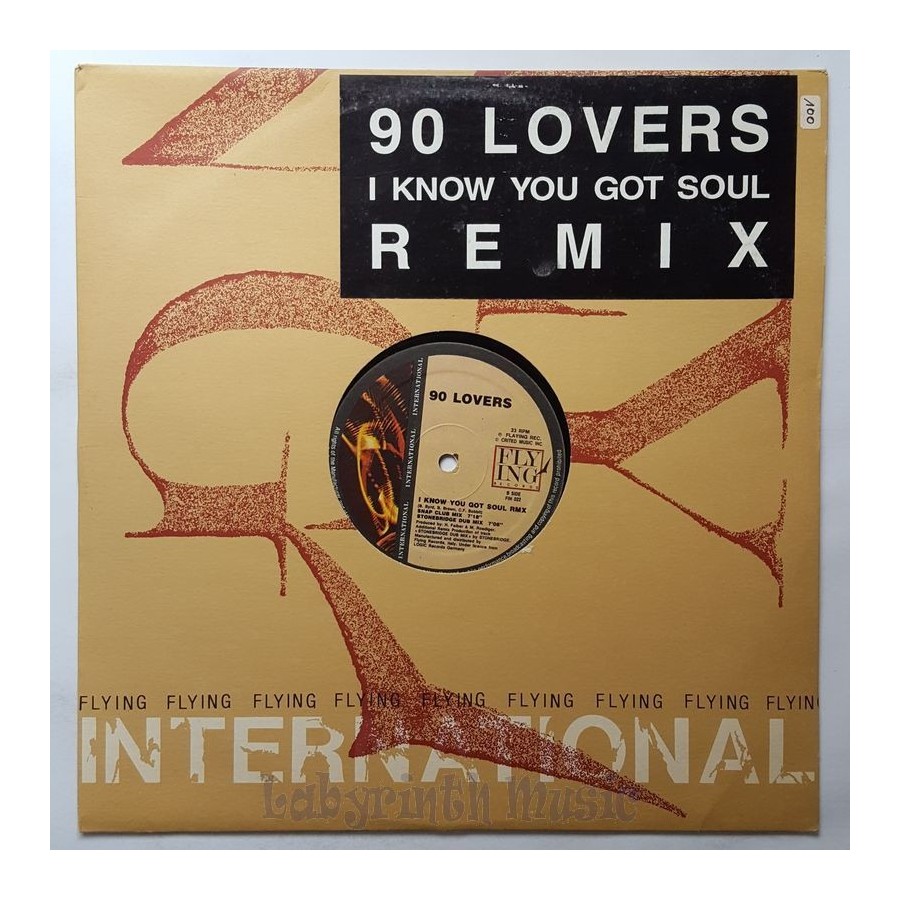 90 Lovers - I Know You Got Soul RMX • 12" Vinyl Maxi - Labyrinth Music