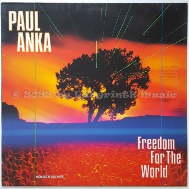 Paul Anka - Freedom For The World • 12" Vinyl Maxi - Labyrinth Music