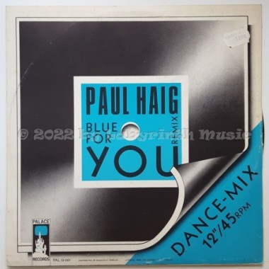 Paul Haig - Blue For You • 12" Vinyl Maxi - Labyrinth Music