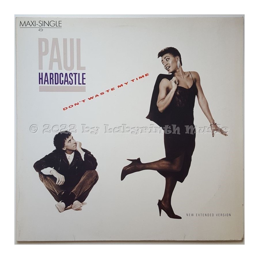 Paul Hardcastle - Don't Waste My Time • 12" Vinyl Maxi • EX - Labyrinth Music