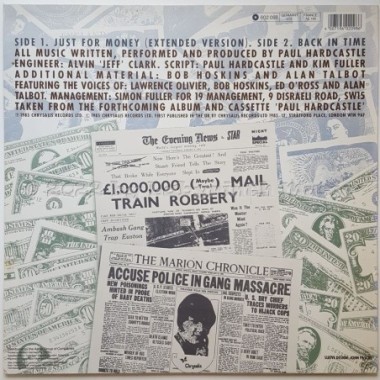 Paul Hardcastle - Just For Money • 12" Vinyl Maxi • MINT - Labyrinth Music
