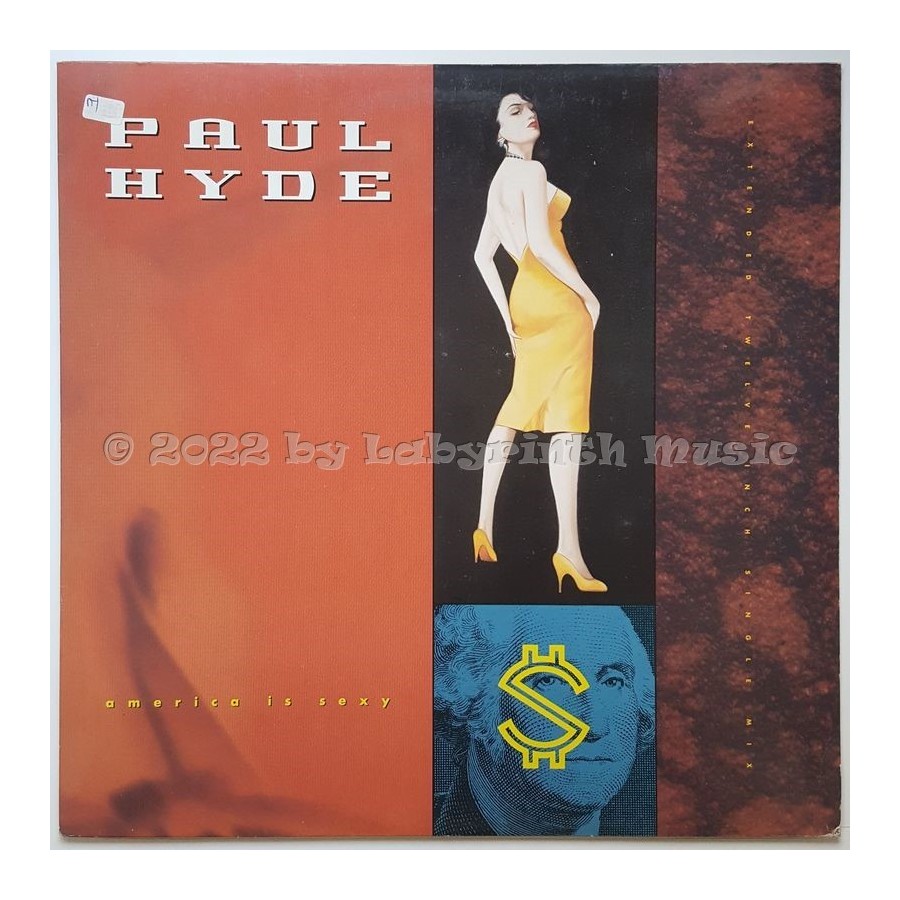 Paul Hyde - America Is Sexy • 12" Vinyl Maxi • EX - Labyrinth Music