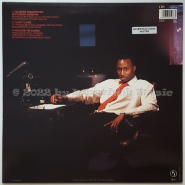 Paul Johnson - No More Tomorrows • 12" Vinyl Maxi • MINT - Labyrinth Music