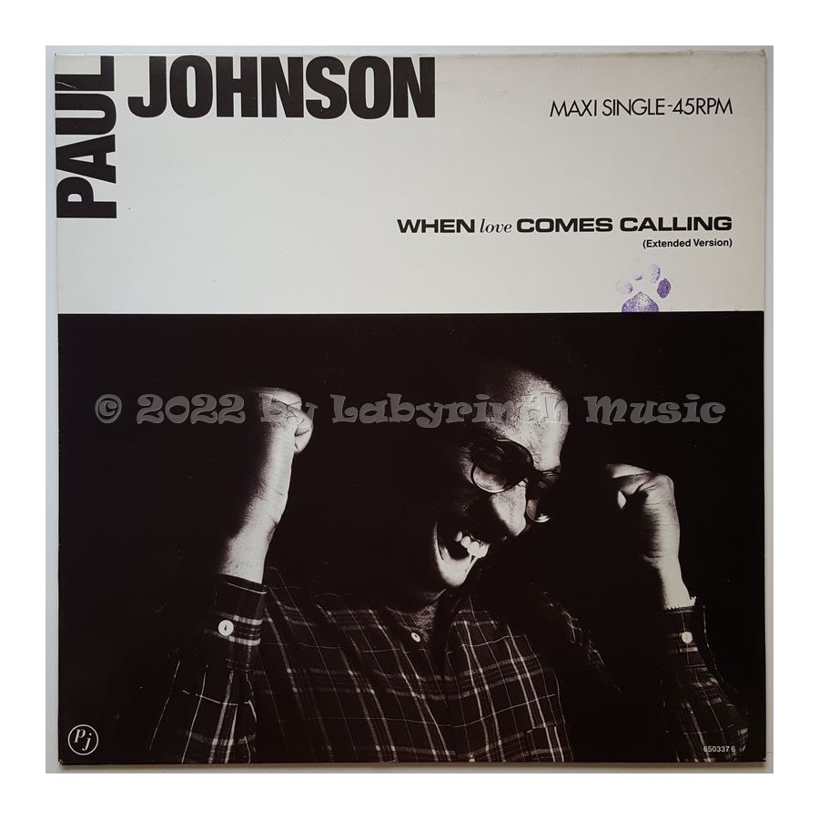 Paul Johnson - When Love Comes Calling • 12" Vinyl Maxi • MINT - Labyrinth Music