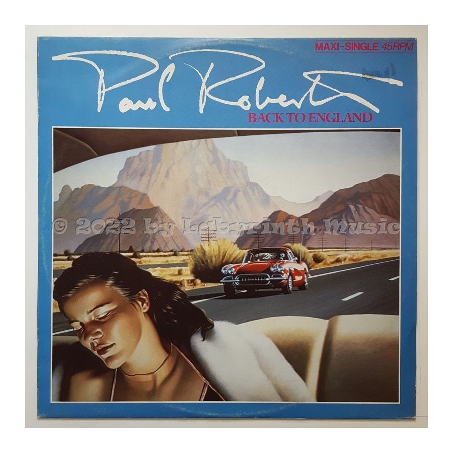 Paul Roberts - Back To England • 12" Vinyl Maxi - Labyrinth Music