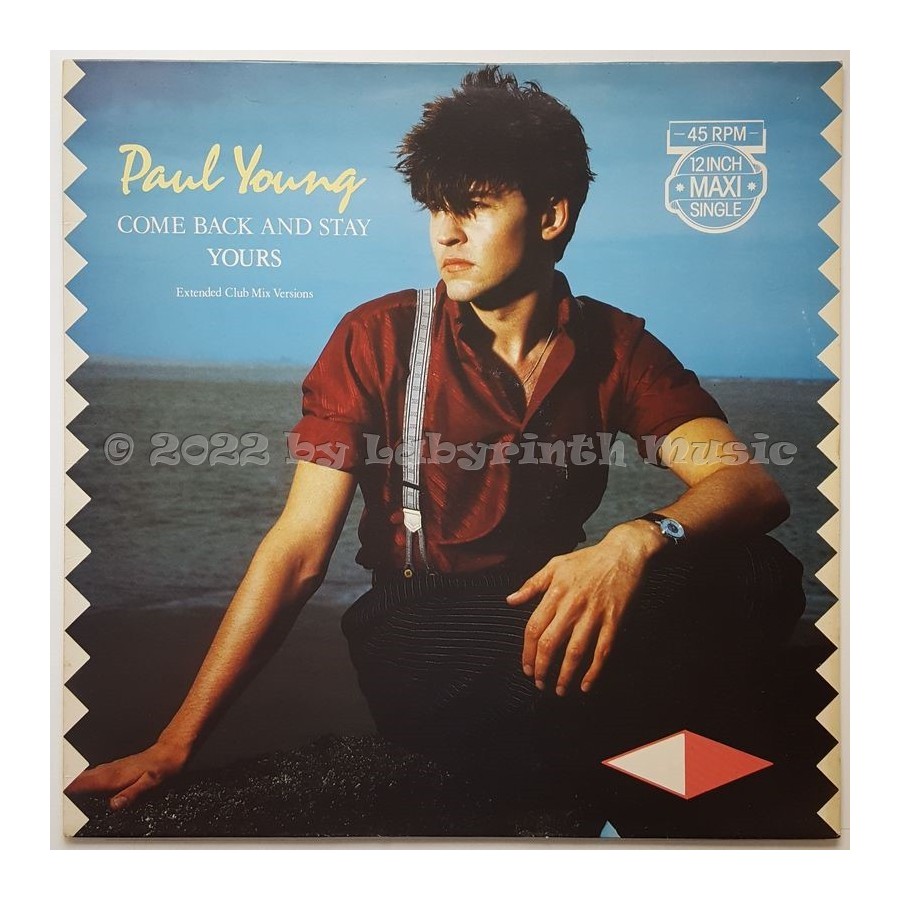 Paul Young - Come Back And Stay • 12" Vinyl Maxi • MINT - Labyrinth Music