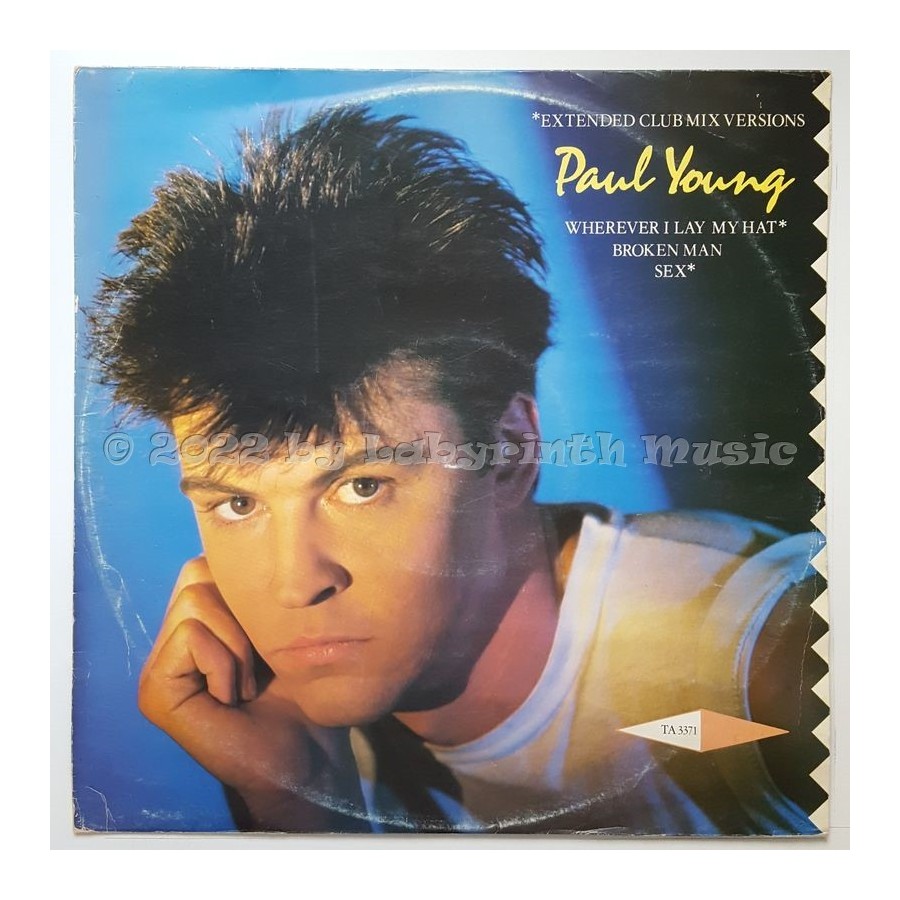 Paul Young - Wherever I Lay My Hat • 12" Vinyl Maxi - Labyrinth Music