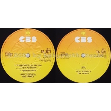 Paul Young - Wherever I Lay My Hat • 12" Vinyl Maxi - Labyrinth Music