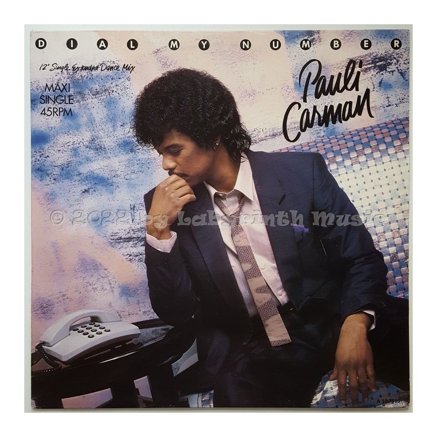 Pauli Carman - Dial My Number • 12" Vinyl Maxi • EX - Labyrinth Music