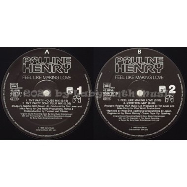 Pauline Henry - Feel Like Making Love • 12" Vinyl Maxi - Labyrinth Music