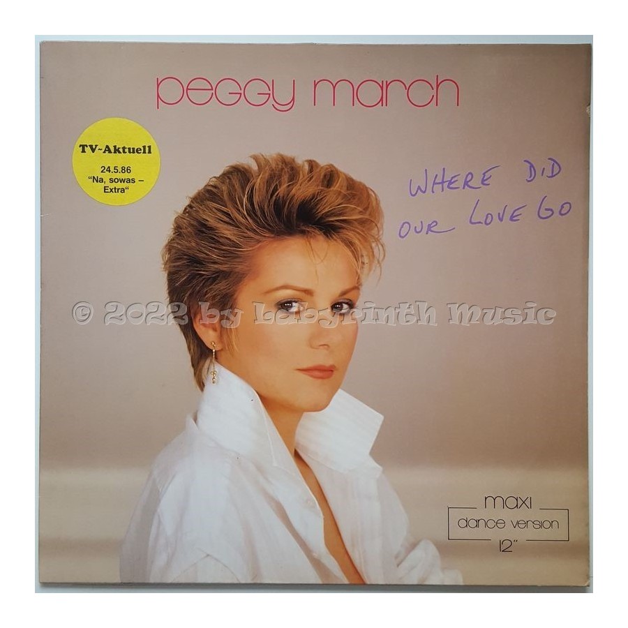 Peggy March - Where Did Our Love Go • 12" Vinyl Maxi • EX - Labyrinth Music