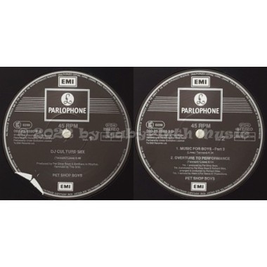 Pet Shop Boys - DJ Culturemix • 12" Vinyl Maxi • EX - Labyrinth Music