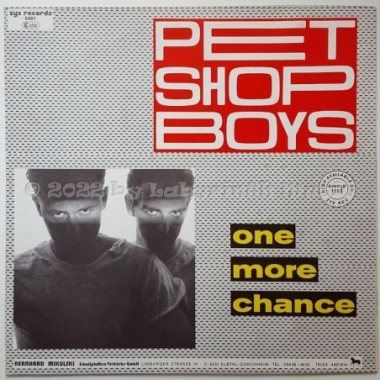 Pet Shop Boys - One More Chance • 12" Vinyl Maxi • NM - Labyrinth Music