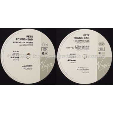 Pete Townshend - A Friend Is A Friend • 12" Vinyl Maxi • EX - Labyrinth Music