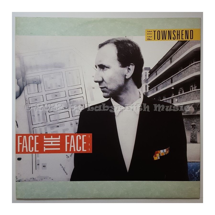 Pete Townshend - Face The Face • 12" Vinyl Maxi • NM - Labyrinth Music