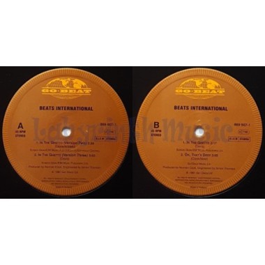 Beats International - In The Ghetto • 12" Vinyl Maxi - Labyrinth Music