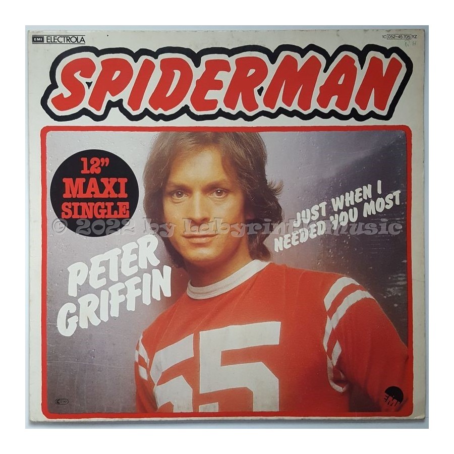 Peter Griffin - Spiderman • 12" Vinyl Maxi - Labyrinth Music