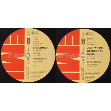 Peter Griffin - Spiderman • 12" Vinyl Maxi - Labyrinth Music