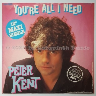 Peter Kent - You're All I Need • 12" Vinyl Maxi - Labyrinth Music