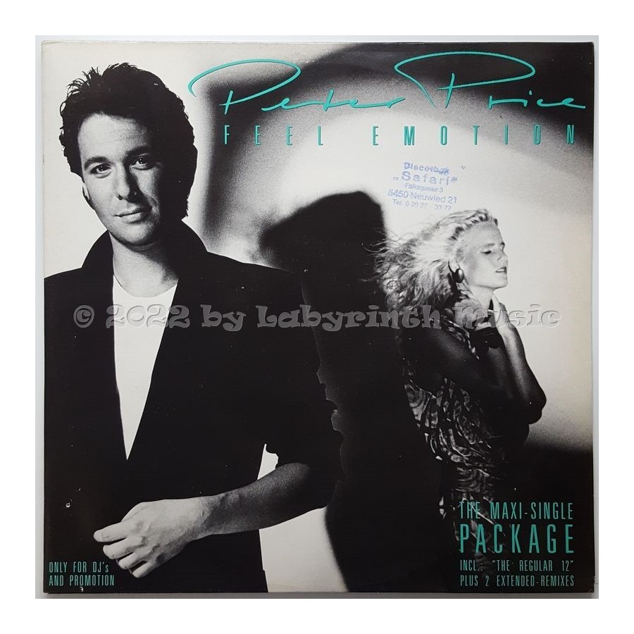 Peter Price - Feel Emotion • 12" Vinyl Maxi • EX - Labyrinth Music