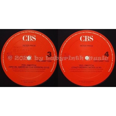 Peter Price - Feel Emotion • 12" Vinyl Maxi • EX - Labyrinth Music