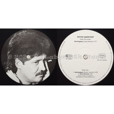 Peter Sarstedt - Hemingway • 12" Vinyl Maxi • EX - Labyrinth Music