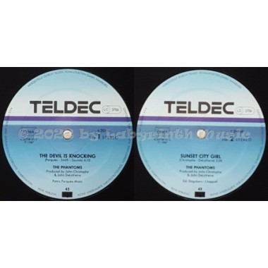 The Phantoms - The Devil Is Knocking • 12" Vinyl Maxi • EX - Labyrinth Music