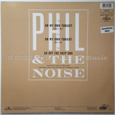 Phil & The Noise - On My Own Tonight • 12" Vinyl Maxi • MINT - Labyrinth Music