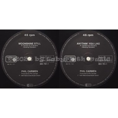 Phil Carmen - Moonshine Still • 12" Vinyl Maxi • EX - Labyrinth Music