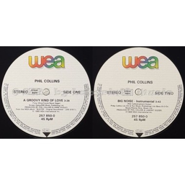 Phil Collins - A Groovy Kind Of Love • 12" Vinyl Maxi • MINT - Labyrinth Music