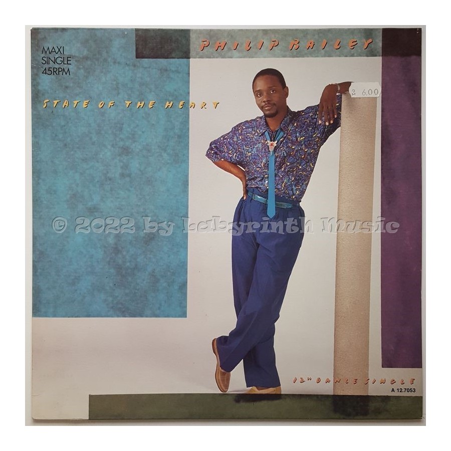 Philip Bailey - State Of The Heart • 12" Vinyl Maxi • NM - Labyrinth Music