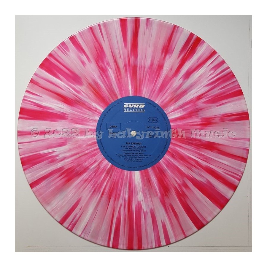 Pia Zadora - Let's Dance Tonight • 12" Vinyl Maxi • EX - Labyrinth Music