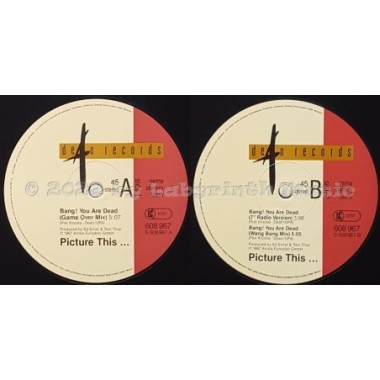 Picture This - Bang! You Are Dead • 12" Vinyl Maxi • MINT - Labyrinth Music