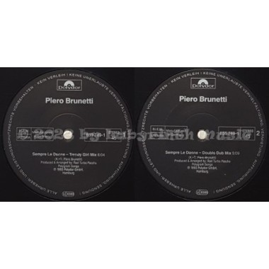 Piero Brunetti - Sempre Le Donne • 12" Vinyl Maxi • NM - Labyrinth Music