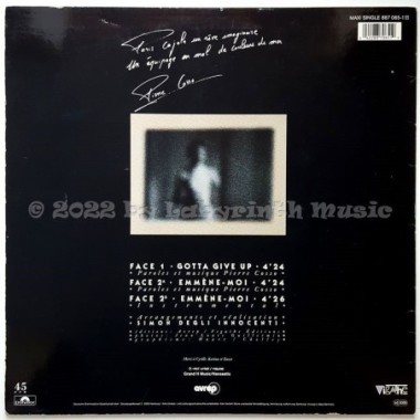 Pierre Cosso - Gotta Give Up • 12" Vinyl Maxi • EX - Labyrinth Music