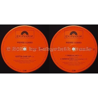 Pierre Cosso - Gotta Give Up • 12" Vinyl Maxi • EX - Labyrinth Music