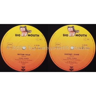 Ping Pong - Rhythm Walk • 12" Vinyl Maxi • EX - Labyrinth Music
