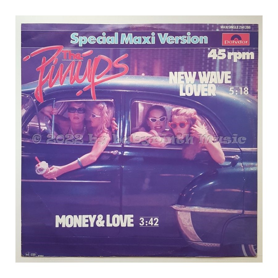 The Pinups - New Wave Lover • 12" Vinyl Maxi - Labyrinth Music