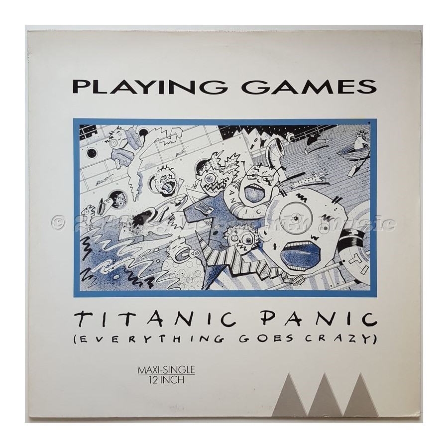 Playing Games - Titanic Panic • 12" Vinyl Maxi • EX - Labyrinth Music