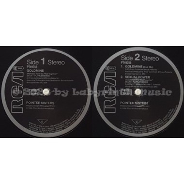 Pointer Sisters - Goldmine • 12" Vinyl Maxi • EX - Labyrinth Music