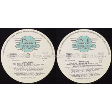 Pop Stars - Pop Goes The House • 12" Vinyl Maxi • MINT - Labyrinth Music