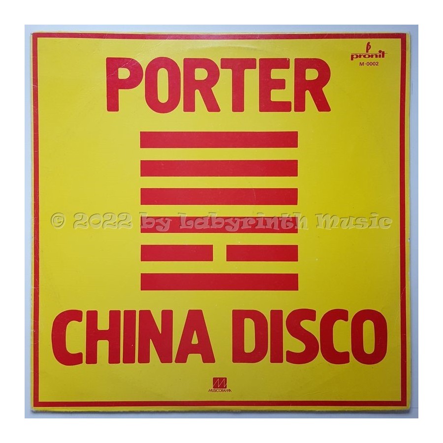 Porter - China Disco • 12" Vinyl LP • EX - Labyrinth Music