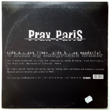 Prax Paris - Sun Times • 12" Vinyl Maxi - Labyrinth Music